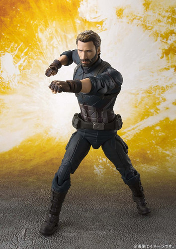 Bandai S.H. Figuarts Captain America Figure (Avengers: Infinity War)