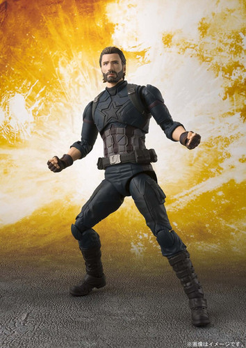 Bandai S.H. Figuarts Captain America Figure (Avengers: Infinity War)