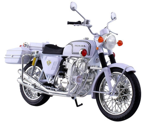 Aoshima Skynet 104651 Honda CB750FOUR (K0) Police motorcycle 1/12 Scale Finished Model