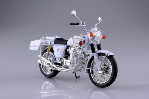 Aoshima Skynet 104651 Honda CB750FOUR (K0) Police motorcycle 1/12 Scale Finished Model