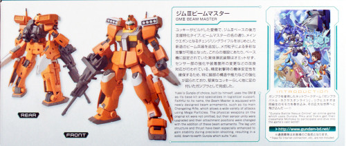 Bandai HG Gundam Build Divers 002 GM III Beam Master 1/144 Scale Kit
