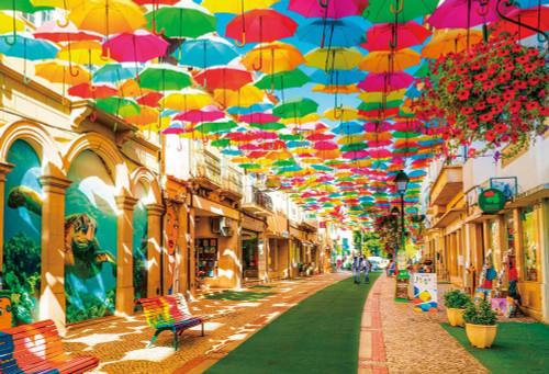 Beverly Jigsaw Puzzle 51-242 Agueda Umbrella Sky Portugal (1000 Pieces)
