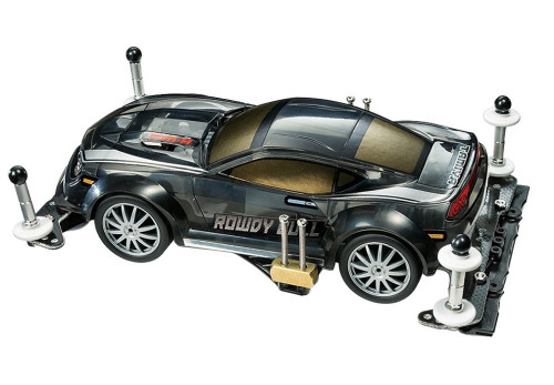 Tamiya 18710 Mini 4WD Starter Pack FM-A Balanced Spec Rowdy Bull 1/32 Scale