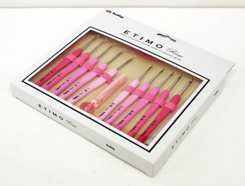 Tulip TEL-001 ETIMO Rose Lace Crochet Hook with Cushion Grip Set