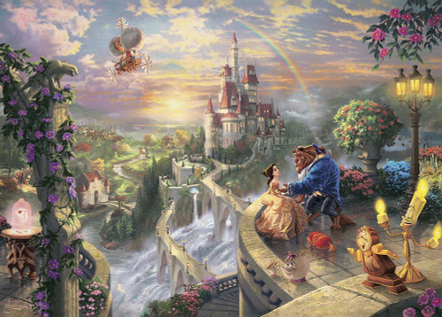 Tenyo Japan Jigsaw Puzzle D-2000-624 Disney Beauty and the Beast (2000 Pieces)