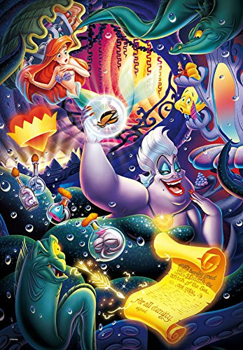 Tenyo Japan Jigsaw Puzzle DPG-500-215 Disney Little Mermaid Ursula (500 S-Pieces)
