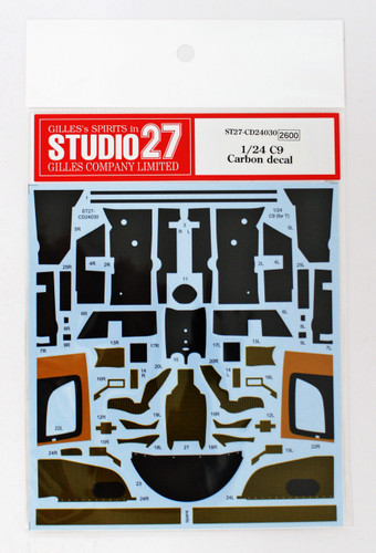 Studio27 ST27-CD24030 Sauber C9 Carbon Decal for Tamiya 1/24
