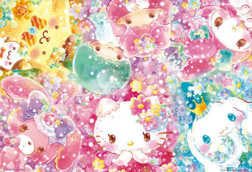 Beverly Jigsaw Puzzle 31-483 Sanrio Characters Florarium (1000 Pieces)