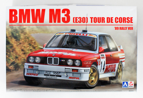 Aoshima 05061 BMW M3 E30 '89 Tour de Corse Rally Ver. 1/24 scale kit