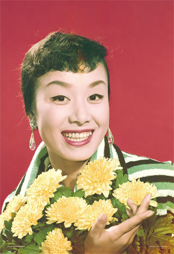 Yanoman Jigsaw Puzzle 01-2060 Japanese Singer Hibari Misora (108 L-Pieces)