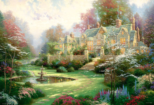 Beverly Jigsaw Puzzle 31-484 Thomas Kinkade Spring Garden (1000 Pieces)