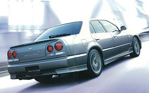 Aoshima 55960 Nissan ER34 Skyline 25GT Turbo 2001 Custom Wheel 1/24 scale kit