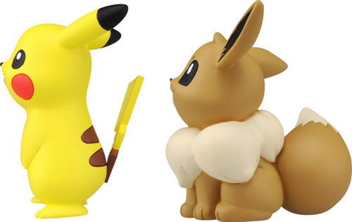 Takara Tomy Pokemon Moncolle EX ESP-10 Pikachu & Eevee (115328)