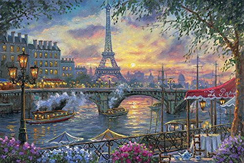 APPLEONE Jigsaw Puzzle 1000-824 Robert Finale Twilight Paris (1000 Pieces)