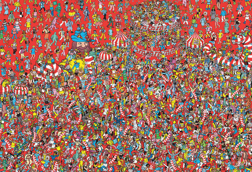 Beverly Jigsaw Puzzle 31-485 Where's Wally? Anniversary Ball for Japan (1000 Pieces)