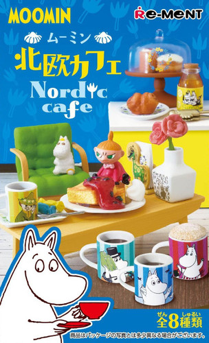 Re-ment 204031 MOOMIN Nordic Cafe 1 Box 8 Figures Complete Set