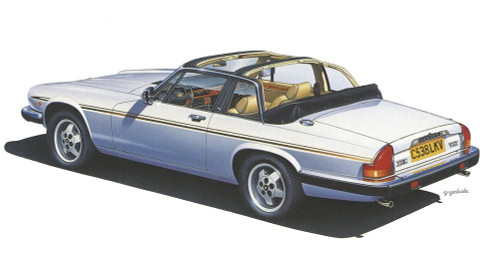 Hasegawa 20352 Jaguar XJ-SC V12 Cabriolet 1/24 scale kit