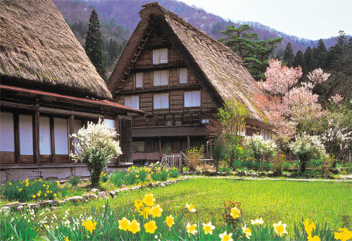 Yanoman Jigsaw Puzzle 03-870 Shirakawa-go Gifu Japan (300 Pieces)