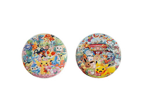 Pokemon Center Original Decorative Plate 2 set Pokemon Center 20th Anniversary 602-