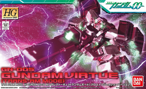 Bandai HG OO 34 Gundam Virtue Trans-Am Mode 1/144 Kit