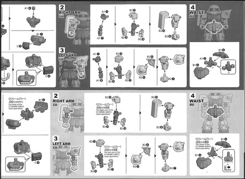 Bandai SD Gundam Cross Silhouette Zaku II Non-Scale Kit