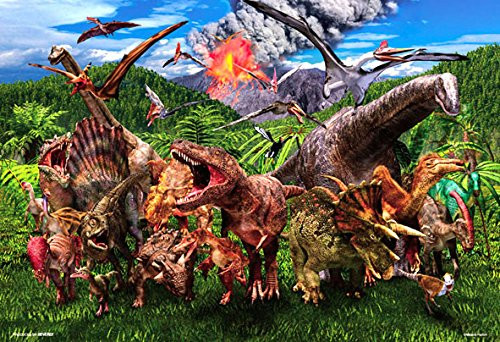 Beverly Jigsaw Puzzle L74-175 Dinosaur World (150 L-Pieces)