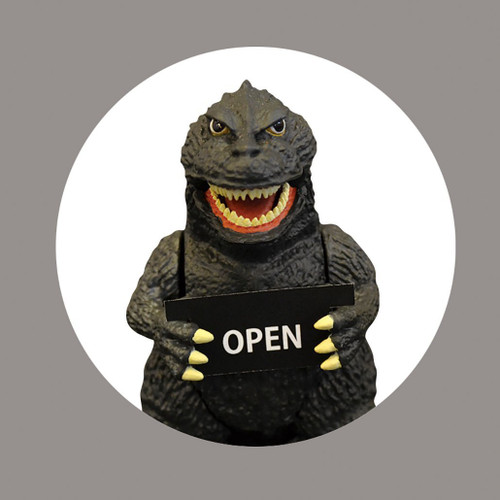 Folcart 509463 Godzilla Solar Mascot (Message Plate Included)