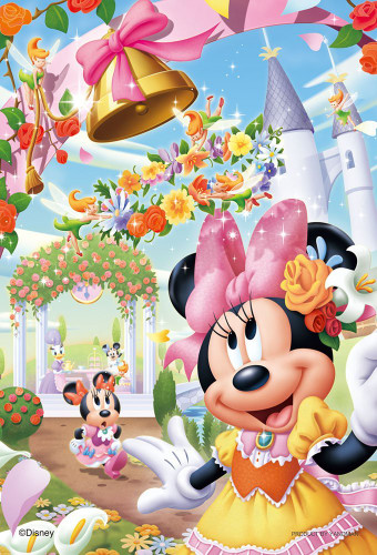 Yanoman Jigsaw Puzzle 99-454 Disney Minnie Flower Country (99 Small Pieces)