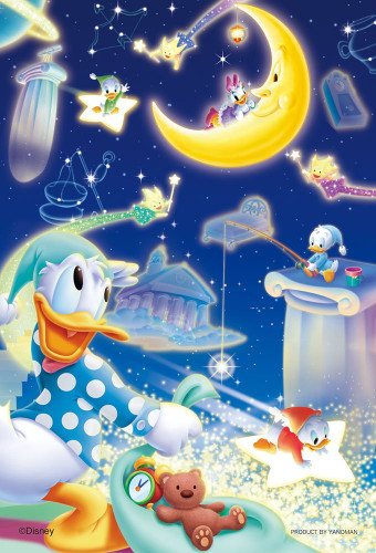 Yanoman Jigsaw Puzzle 99-446 Disney Donald Duck Star Country (99 Small Pieces)