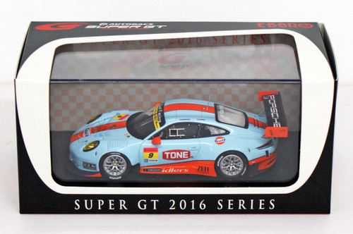 Ebbro 45413 GULF NAC PORSCHE 911 GT300 No.9 Blue (Resin) 1/43 scale