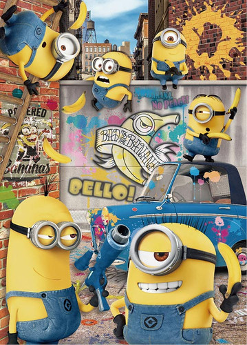 Yanoman Jigsaw Puzzle 05-1008 Despicable Me Minions Banana Gang (500 Pieces)