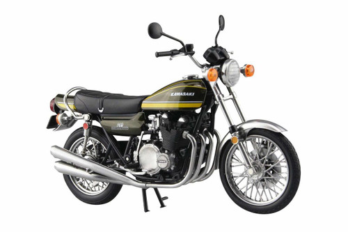 Aoshima Skynet 04613 Kawasaki 750RS (Z2) Yellow Tiger 1/12 Scale Finished Model