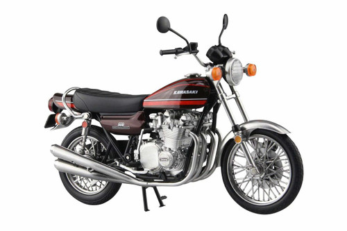 Aoshima Skynet 04613 Kawasaki 900Super4 (Z1) Orange Tiger 1/12 Scale Finished Model
