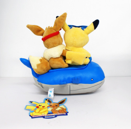 Pokemon Center Original Plush Doll Season's Pikachu & Eevee SUMMER 707-