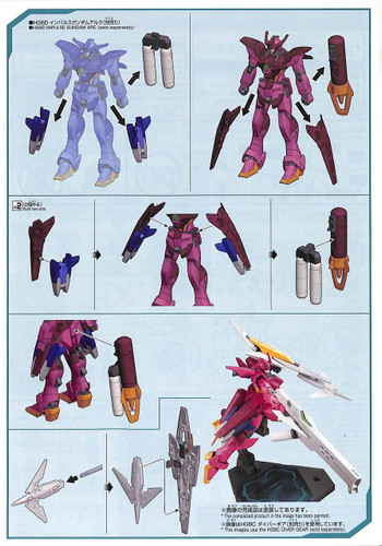 Bandai Gundam Build Divers 018 Impulse Gundam Lancier 1/144 Scale Kit
