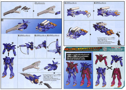 Bandai Gundam Build Divers 017 Impulse Gundam Arc 1/144 Scale Kit