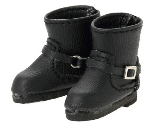Azone AKT112-BLK Double Buckle Boots Black