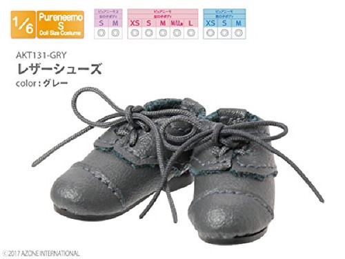 Azone AKT131-GRY Leather Shoe Gray