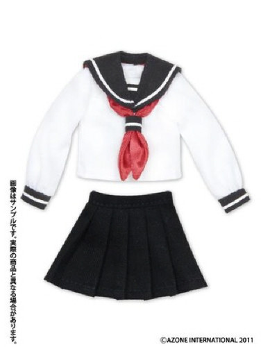 Azone ALB123-WNV PNXS Sailor Suit School Uniform Set White x Navy