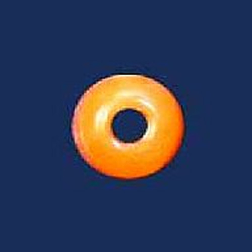 Azone AMP053-ORG Round Button Button Orange