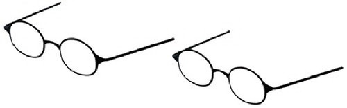 Azone AMP080-BKB Etched Glasses (without lens) B Set Black