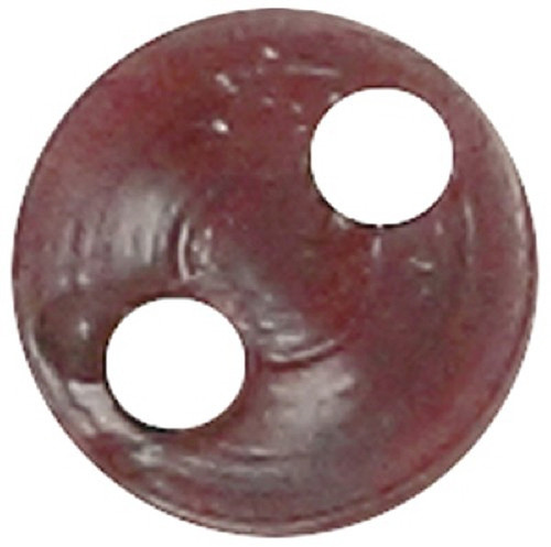 Azone AMP117-DBR Azone Original 4mm Phosphor Cup Button Dark Brown