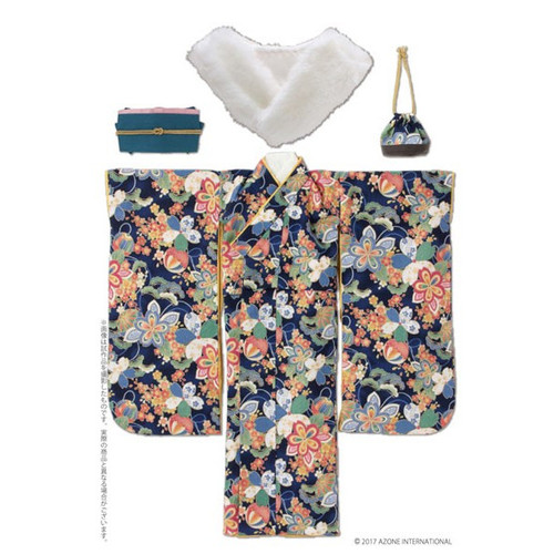 Azone FAO086-NVY Azo 2 Kimono Set Navy