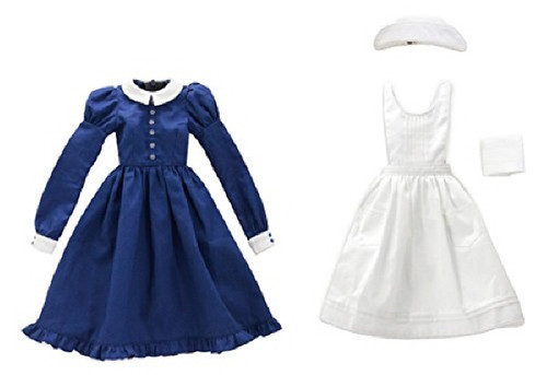 Azone FAR187-NVY for 50cm doll Classical Nurse Set White x Navy