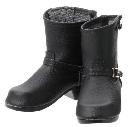 Azone FAR192-BLK for 50cm doll Short Engineer Boots Black