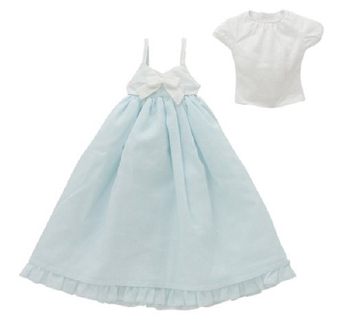 Azone FAR195-WHB for 50cm doll Spring Color One Piece Set White x Sky Blue