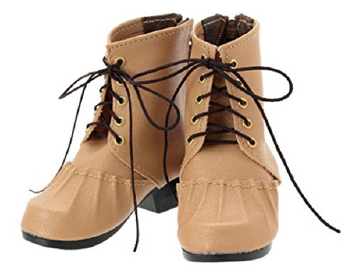 Azone FAR198-LBR for 50cm doll Girly Knitted Short Boots Light Brown