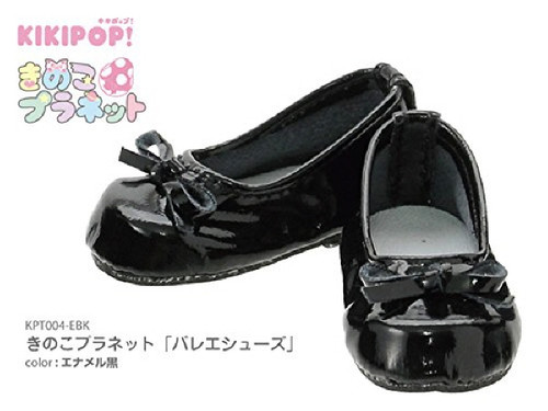 Azone KPT004-EBK Mushroom Planet "Ballet Shoes" Enamel Black