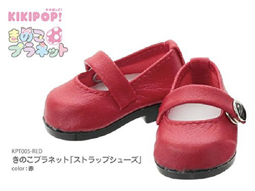 Azone KPT005-RED Mushroom Planet 'Strap Shoes' Red