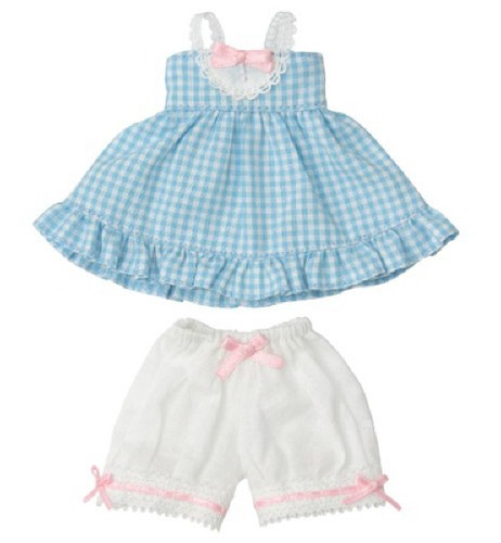 Azone KPT012-SAX Mushroom Planet 'Gingham Baby Doll Set' Soda
